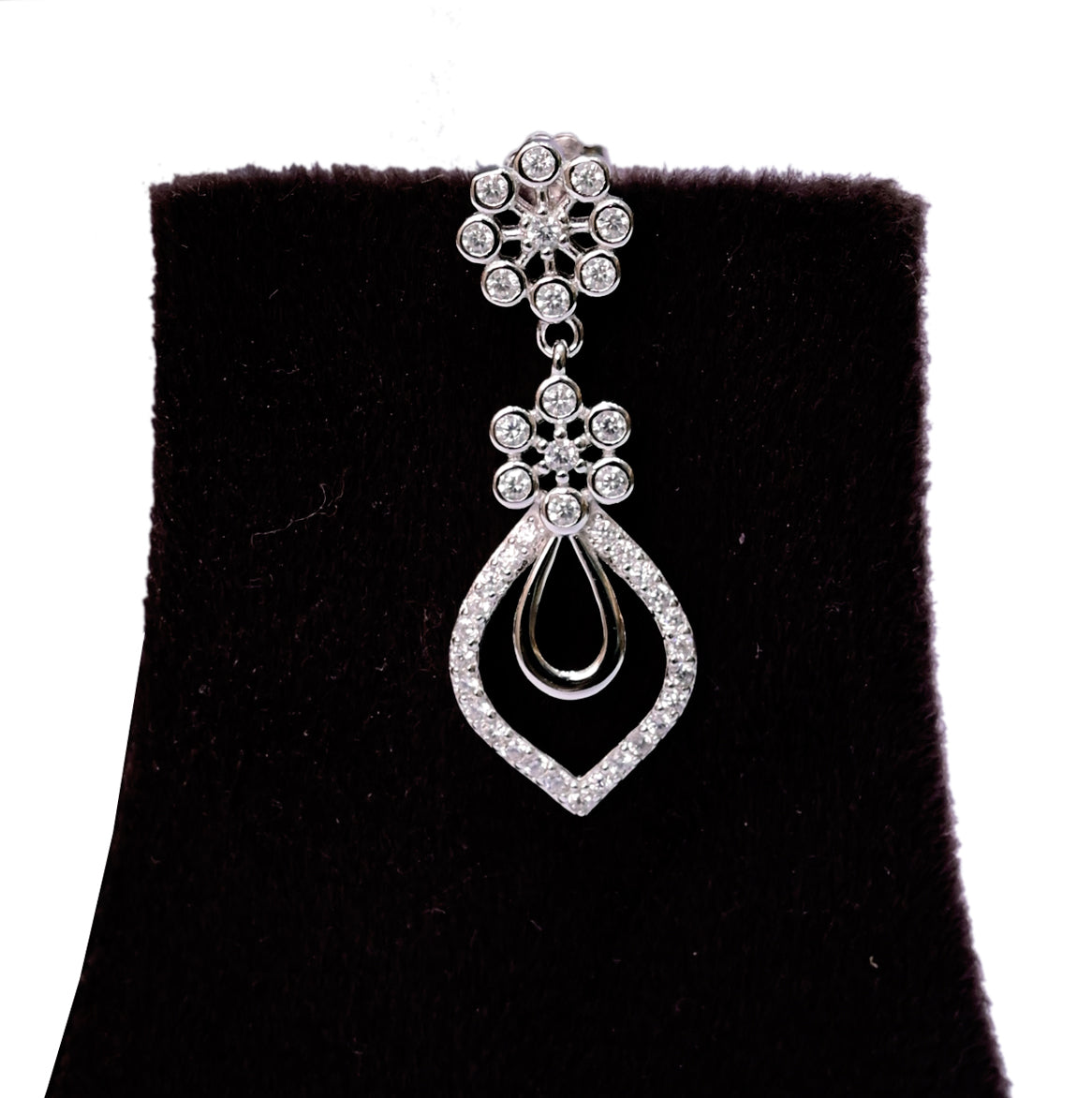 Royal Teardrop Silver Jewelry Set