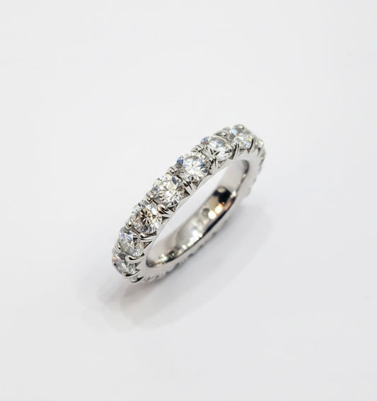 Classic Eternity Silver Band