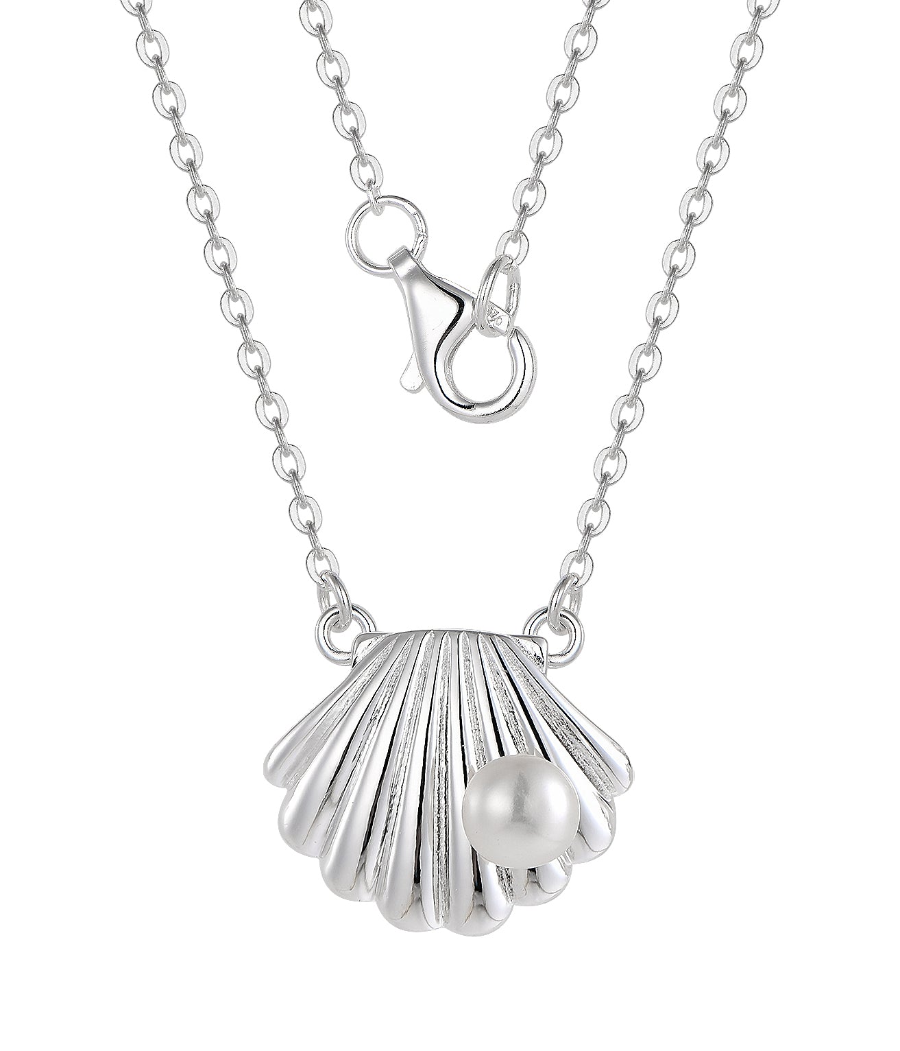 Pearl Shell Pendant Necklace
