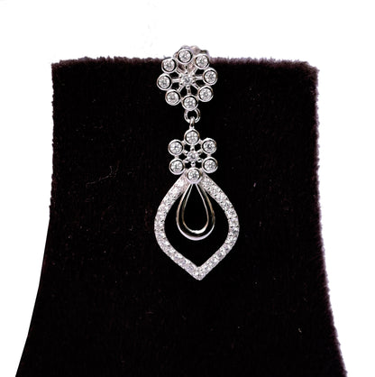 Royal Teardrop Silver Jewelry Set