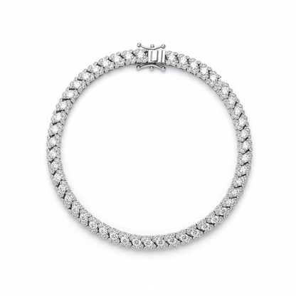 Chevron Pavé Bracelet Round