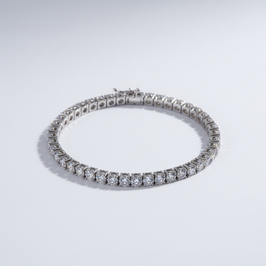 Classic Diamond Tennis Bracelet Round